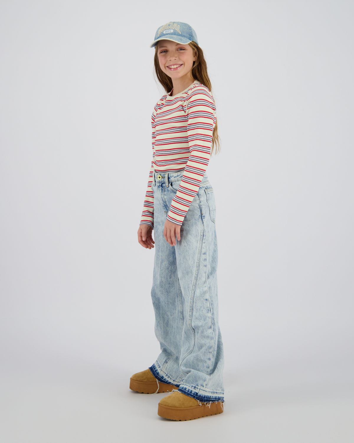 T-shirt Basic stripe top