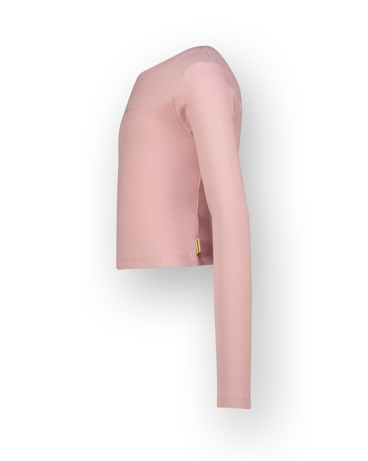 T-shirt Basic crop rib top