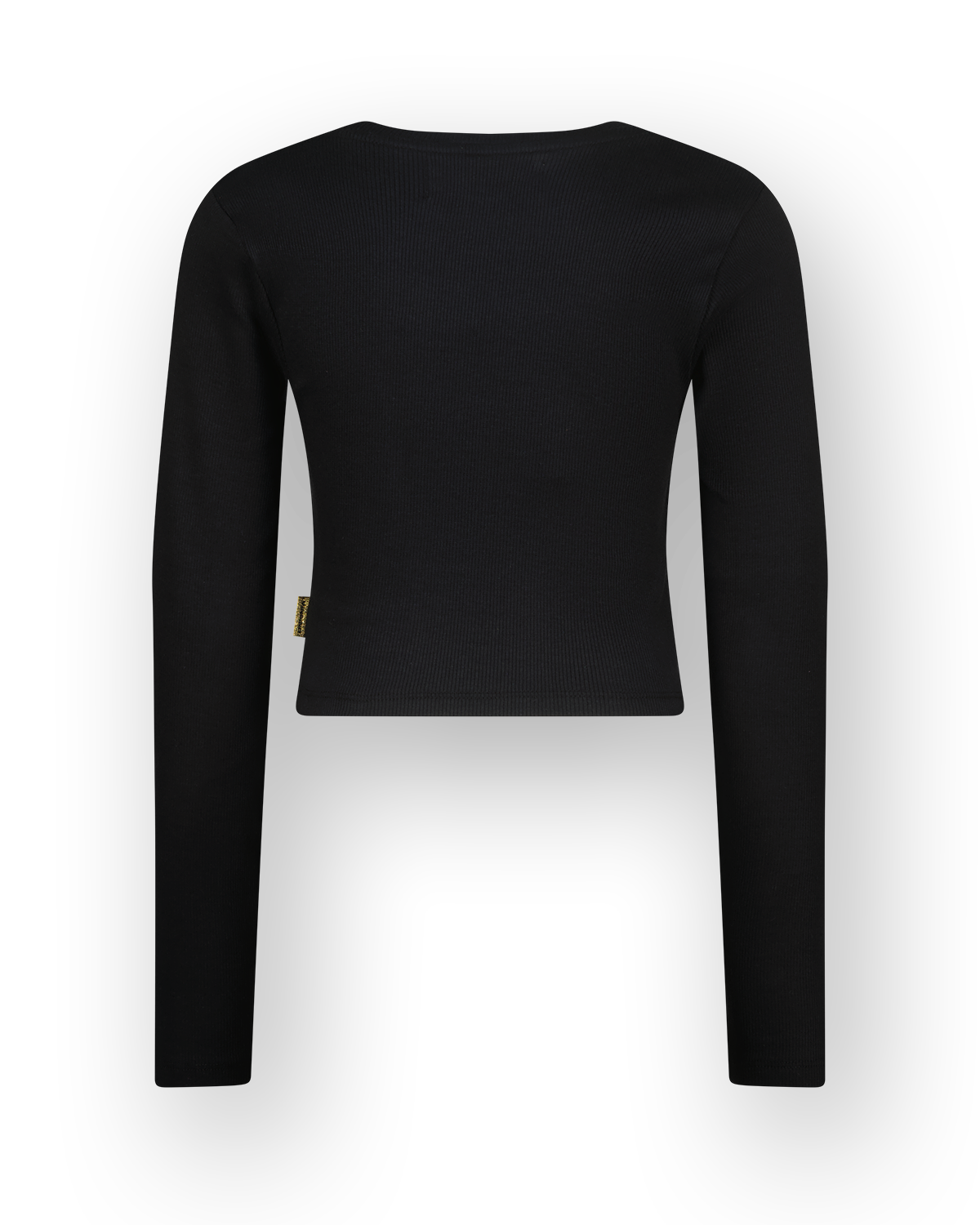 T-shirt Basic crop rib top