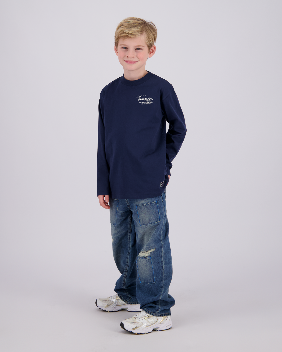 Jongens T-shirt Icon-basic-LS