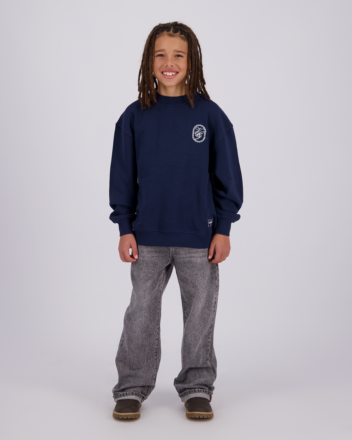 Jongens Oversized Sweater Icon-crew