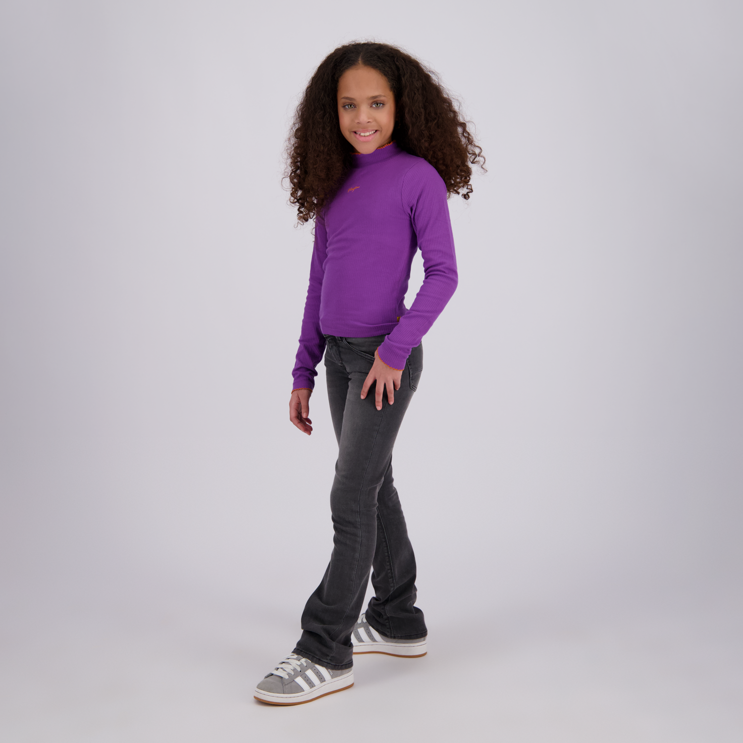 Meisjes T-shirt Icon rib top col
