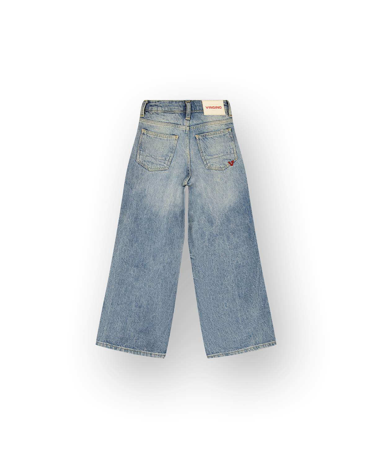 Meisjes Extra Wide Leg Jeans Cassie
