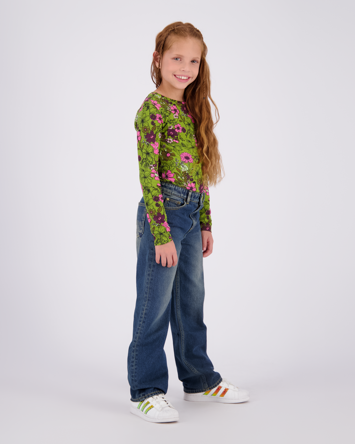 Meisjes Wide Leg Jeans Cato