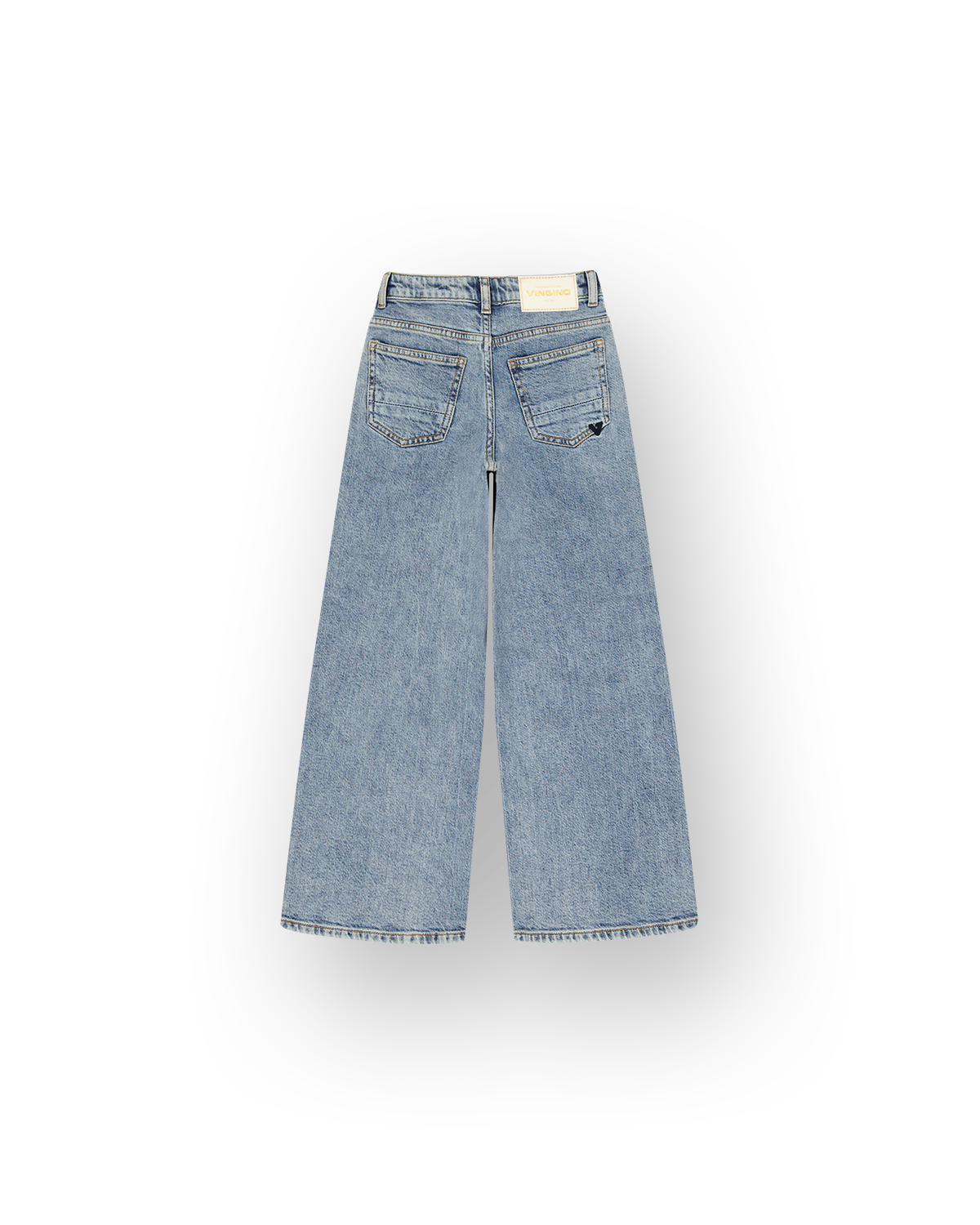 Meisjes Extra Wide Leg Jeans Cita
