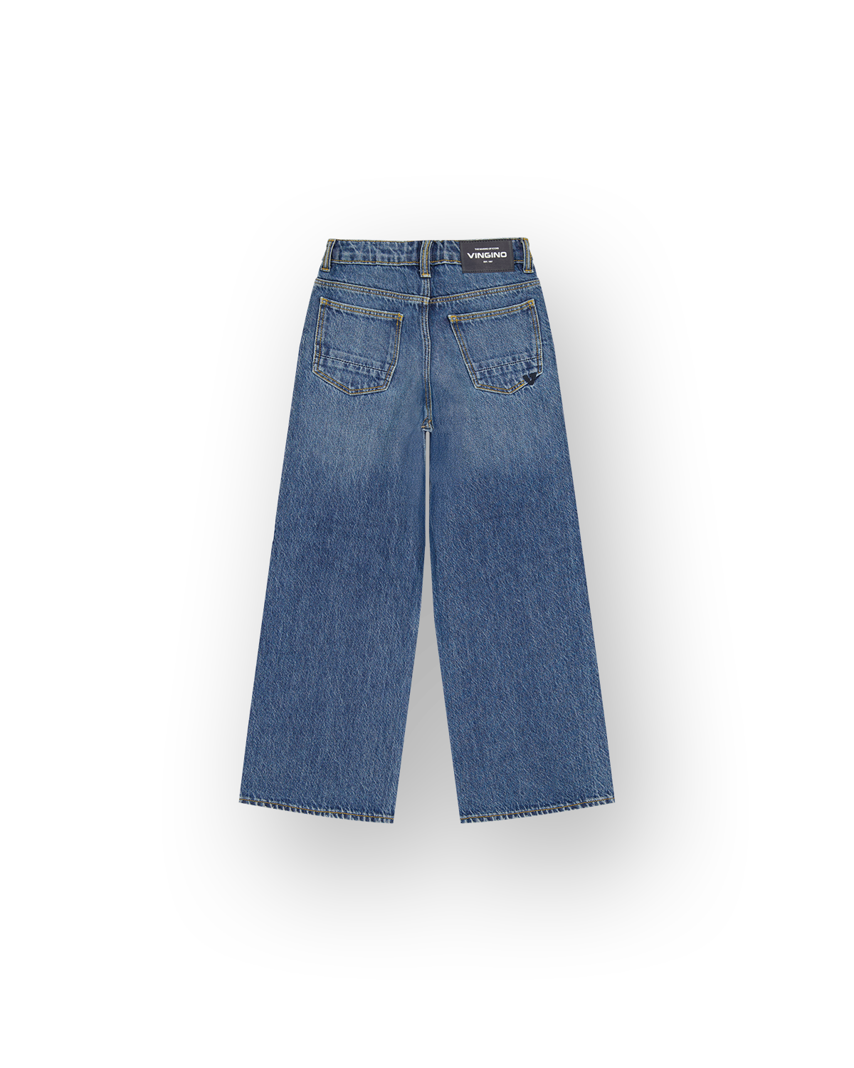 Meisjes Extra Wide Leg Jeans Cassie Stones