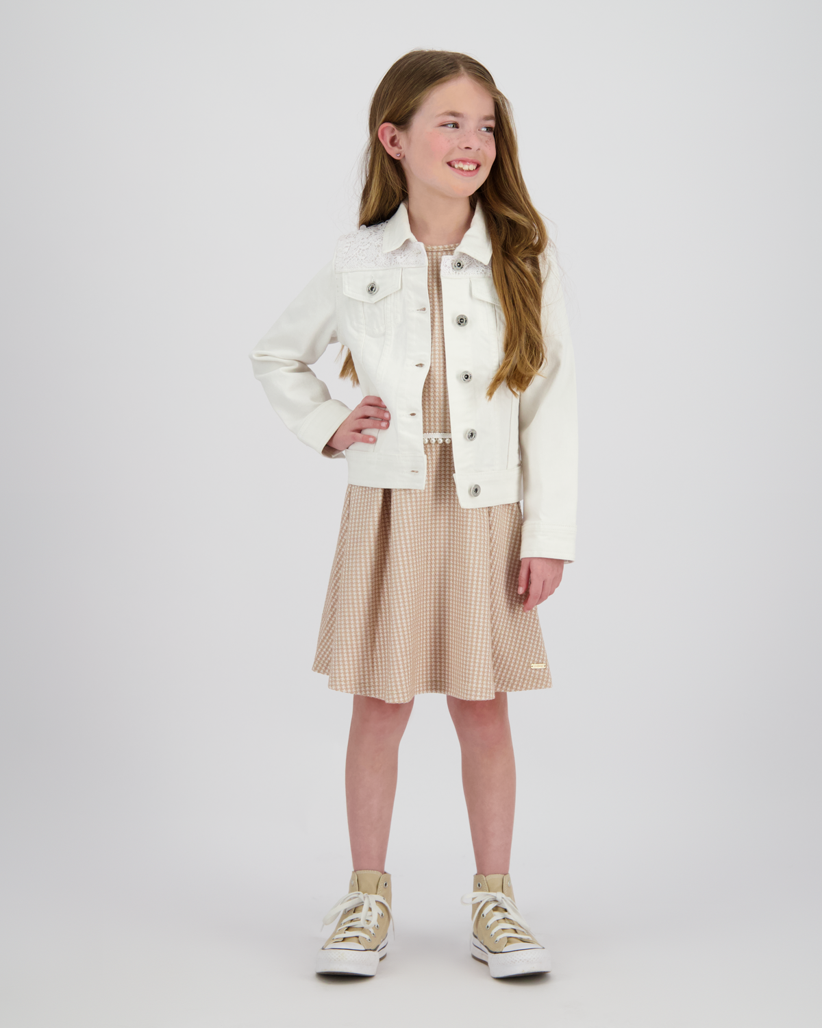 Denim Jas Taylin Lace