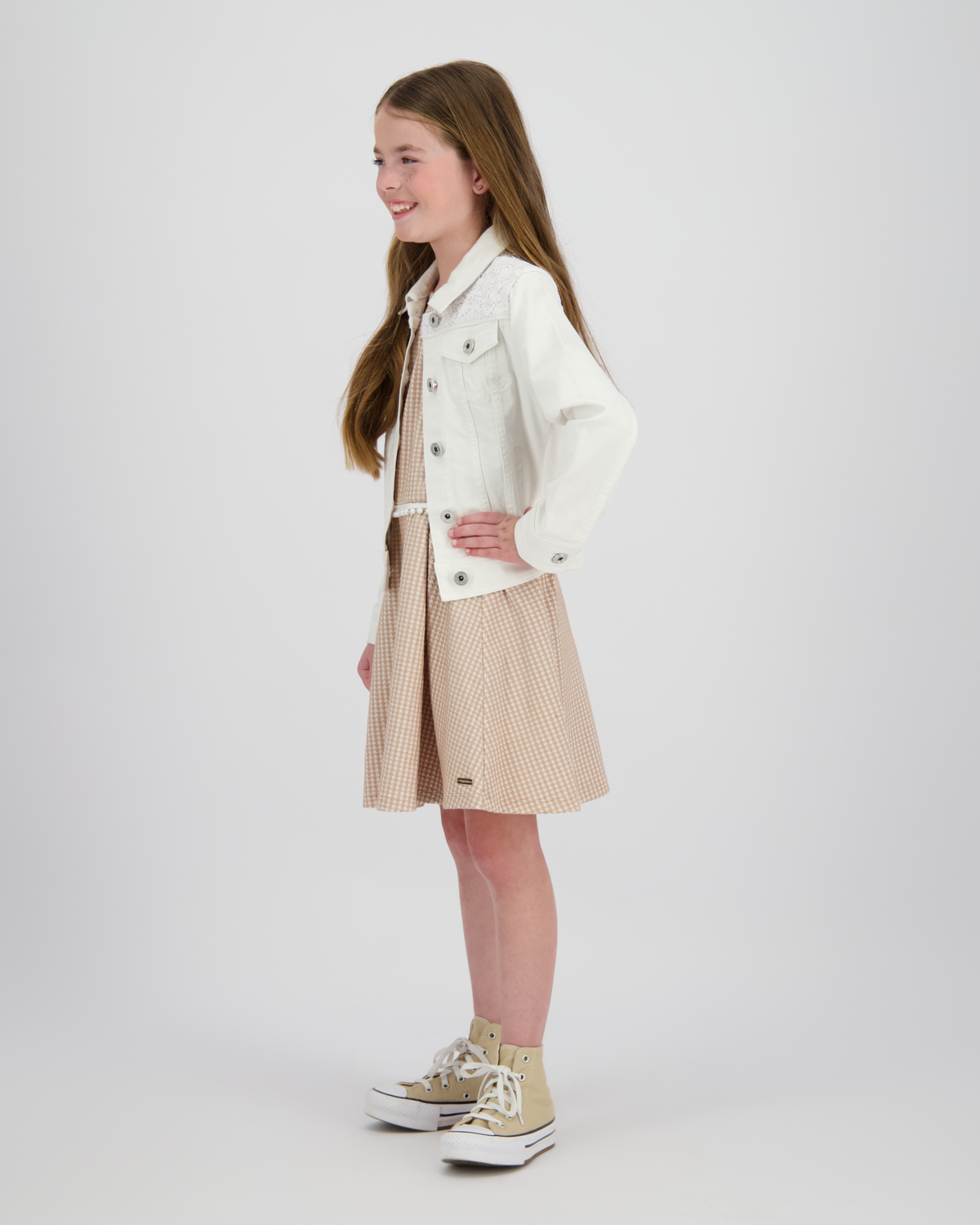 Denim Jas Taylin Lace