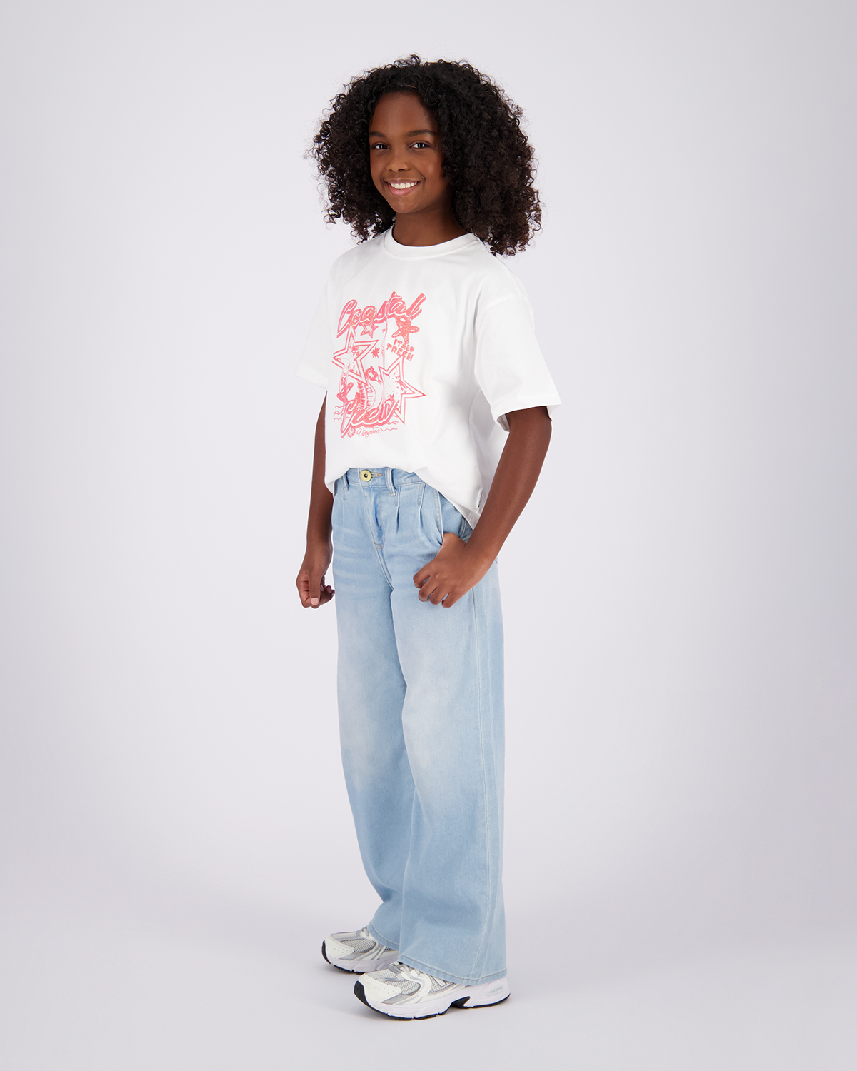 Meisjes Extra wide leg Jeans Cathy