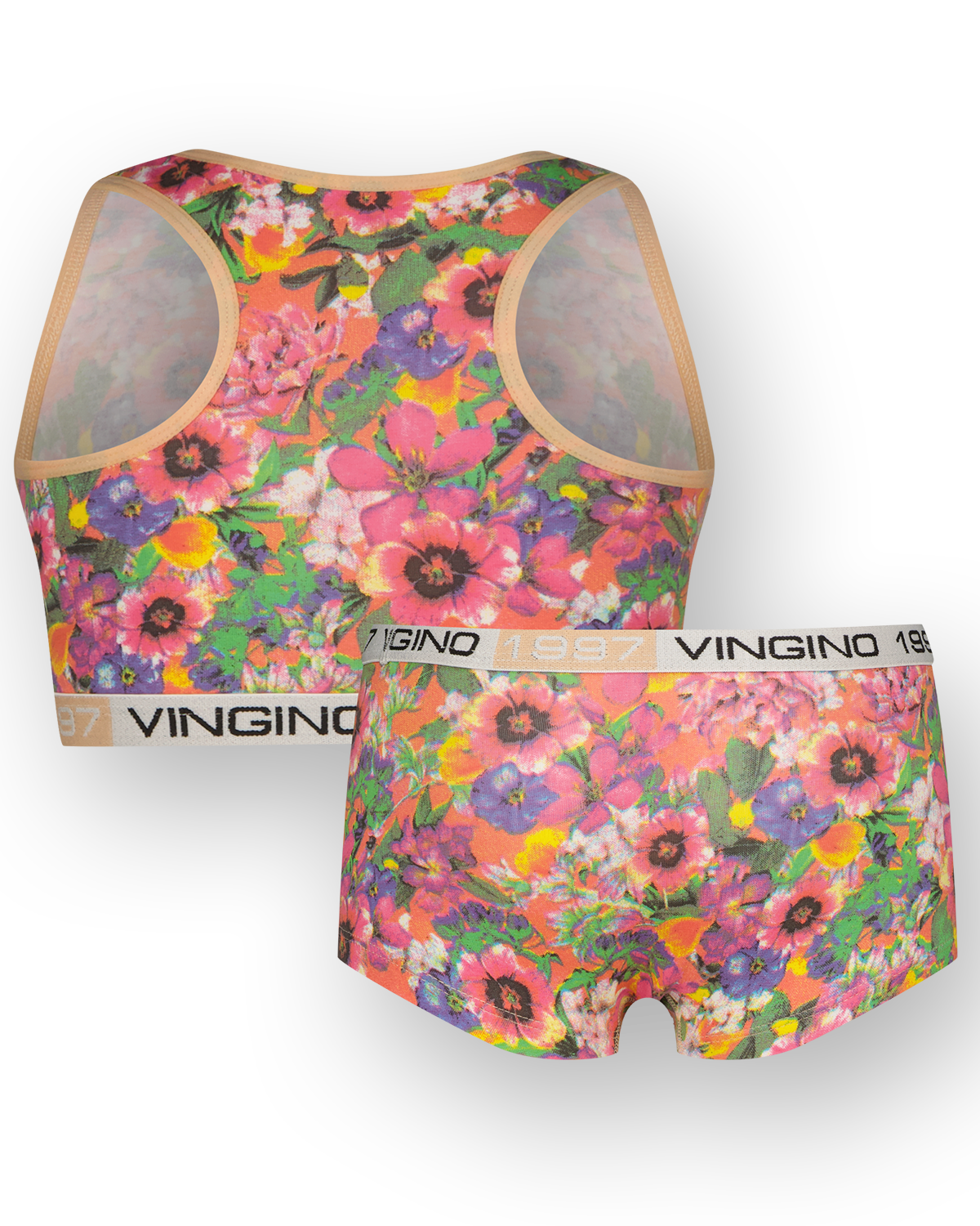 Ondergoedset G-SO25-7 flower top set
