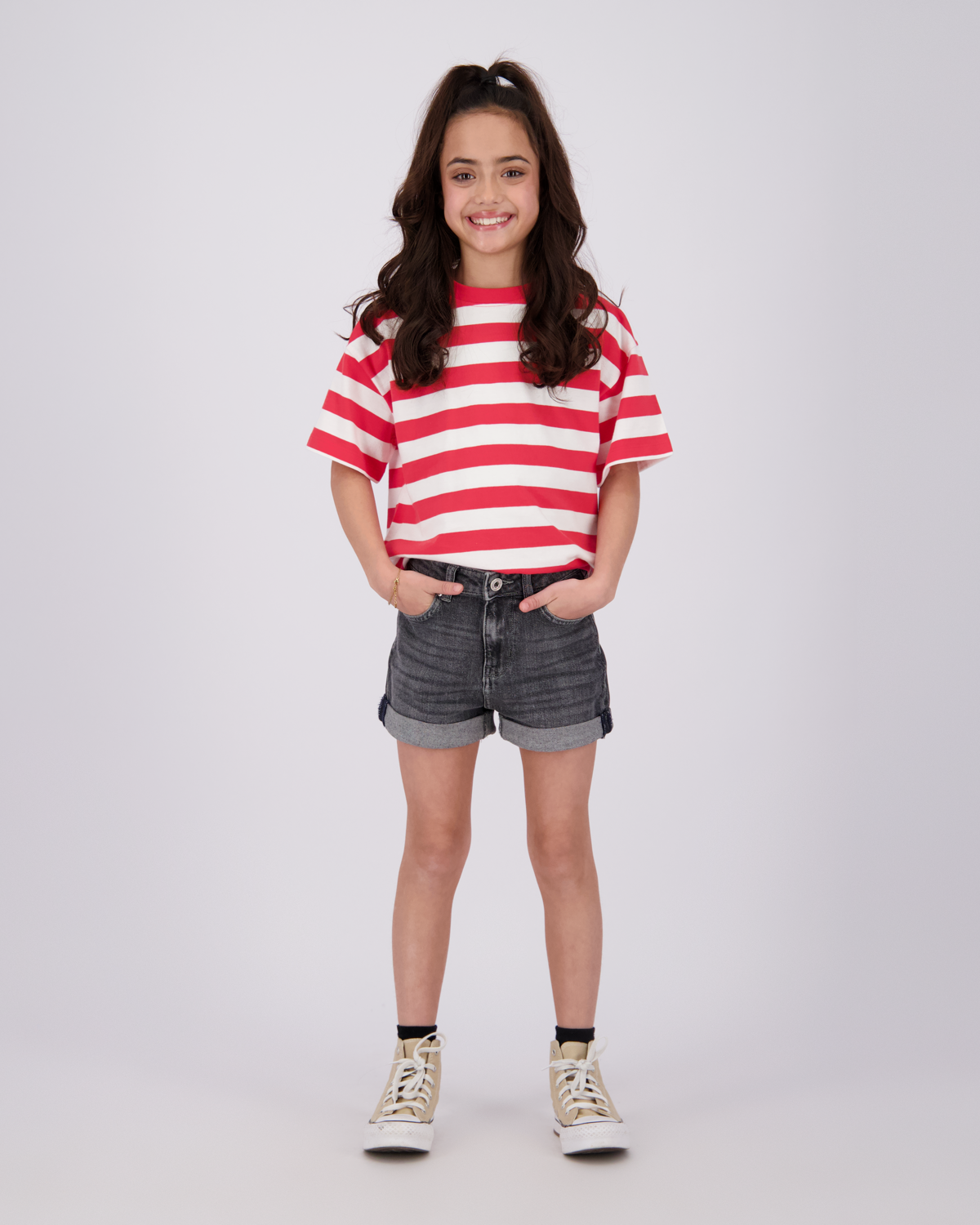 T-shirt Basic stripe tee