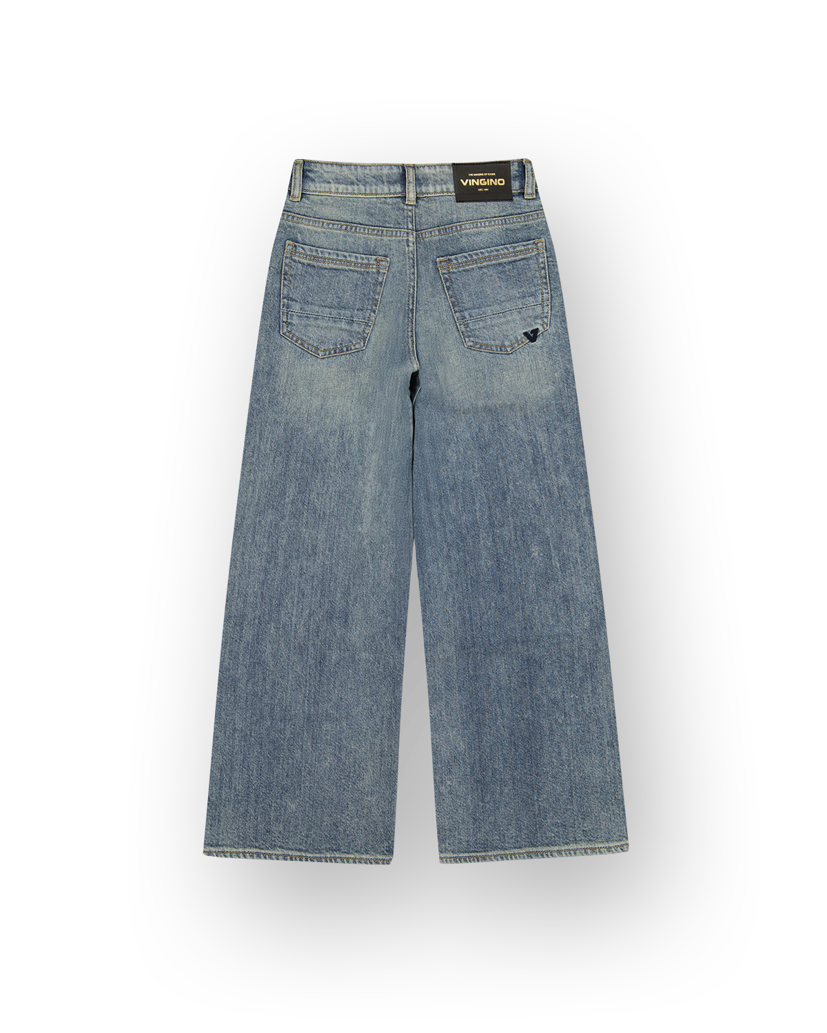 Extra Wide Leg Jeans Cherry