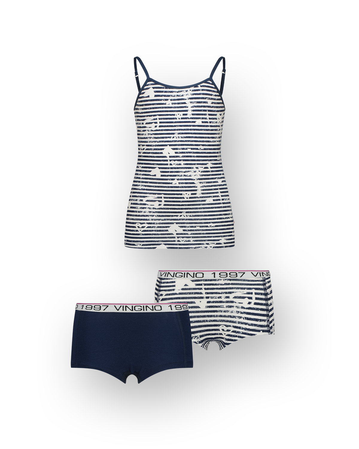Underwear Set Stripe singlet set