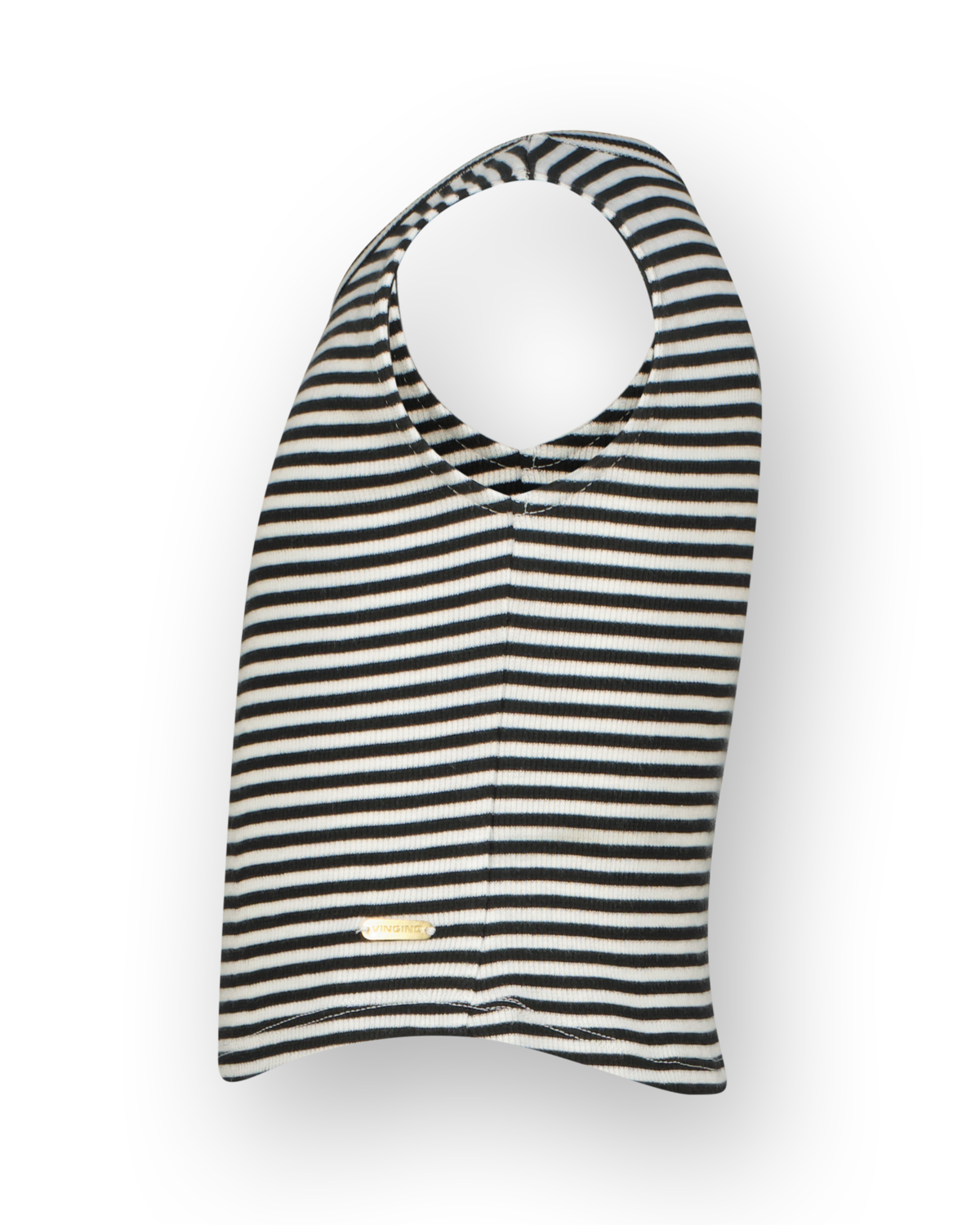 Top Basic-Crop Rib Top Stripe