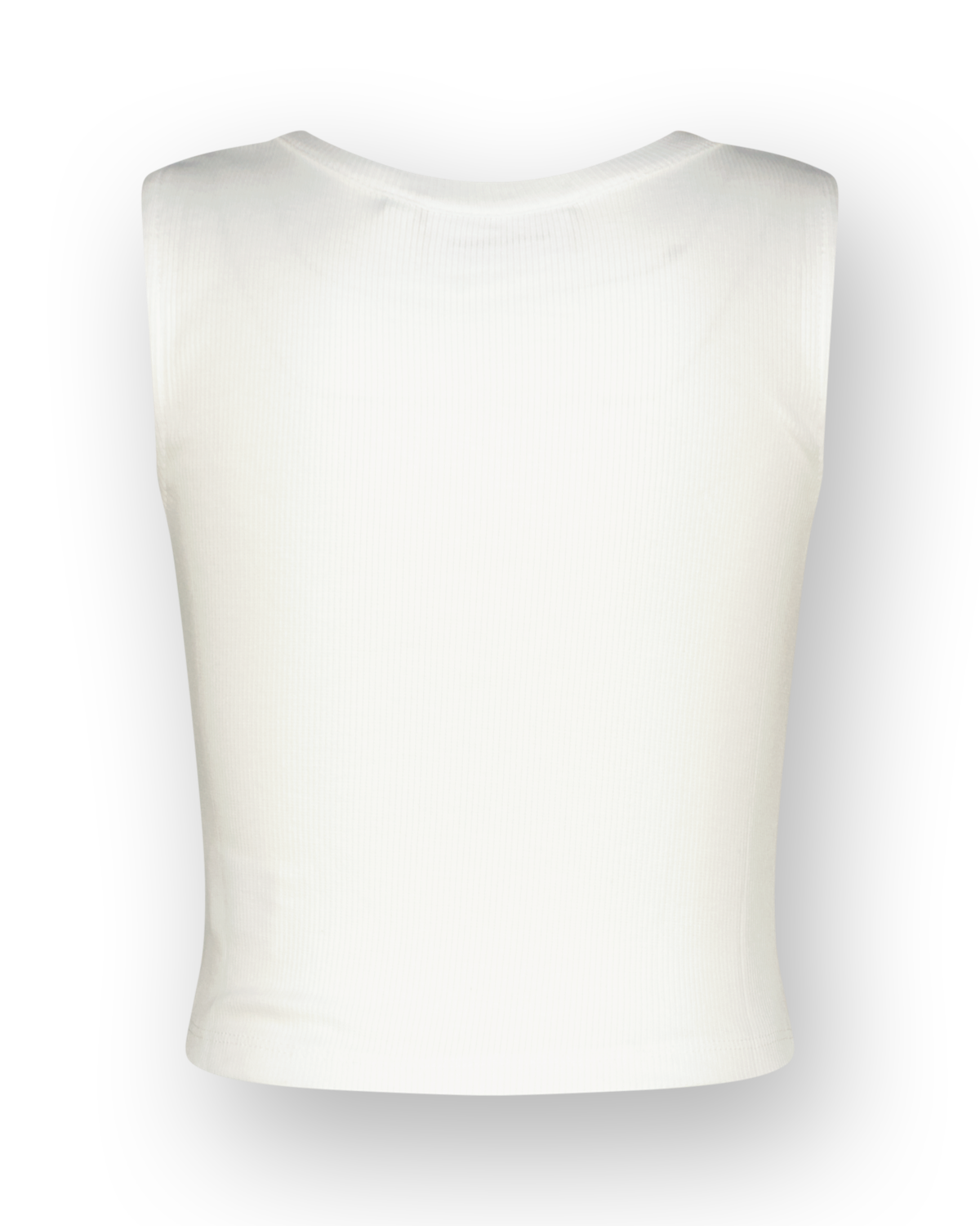 Top Basic-Crop Rib Top