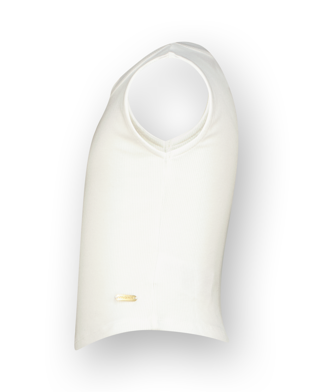 Top Basic-Crop Rib Top