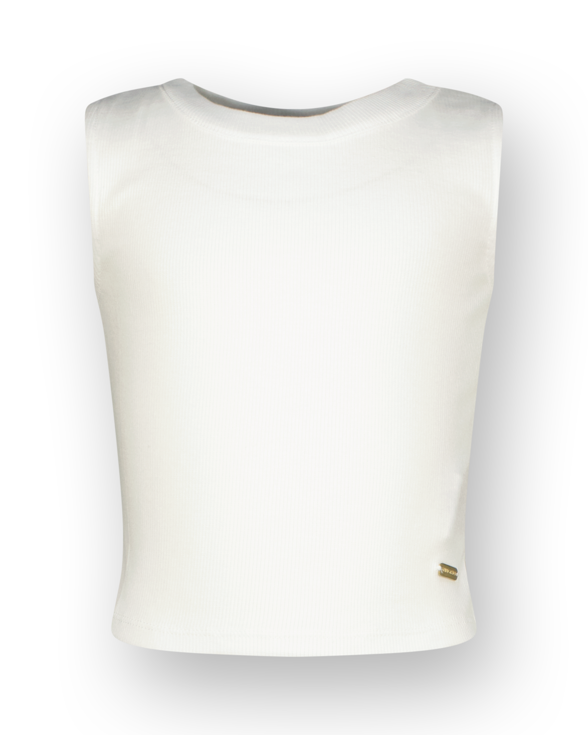 Top Basic-Crop Rib Top