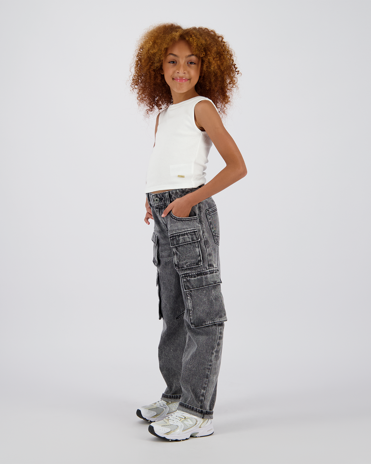 Top Basic-Crop Rib Top