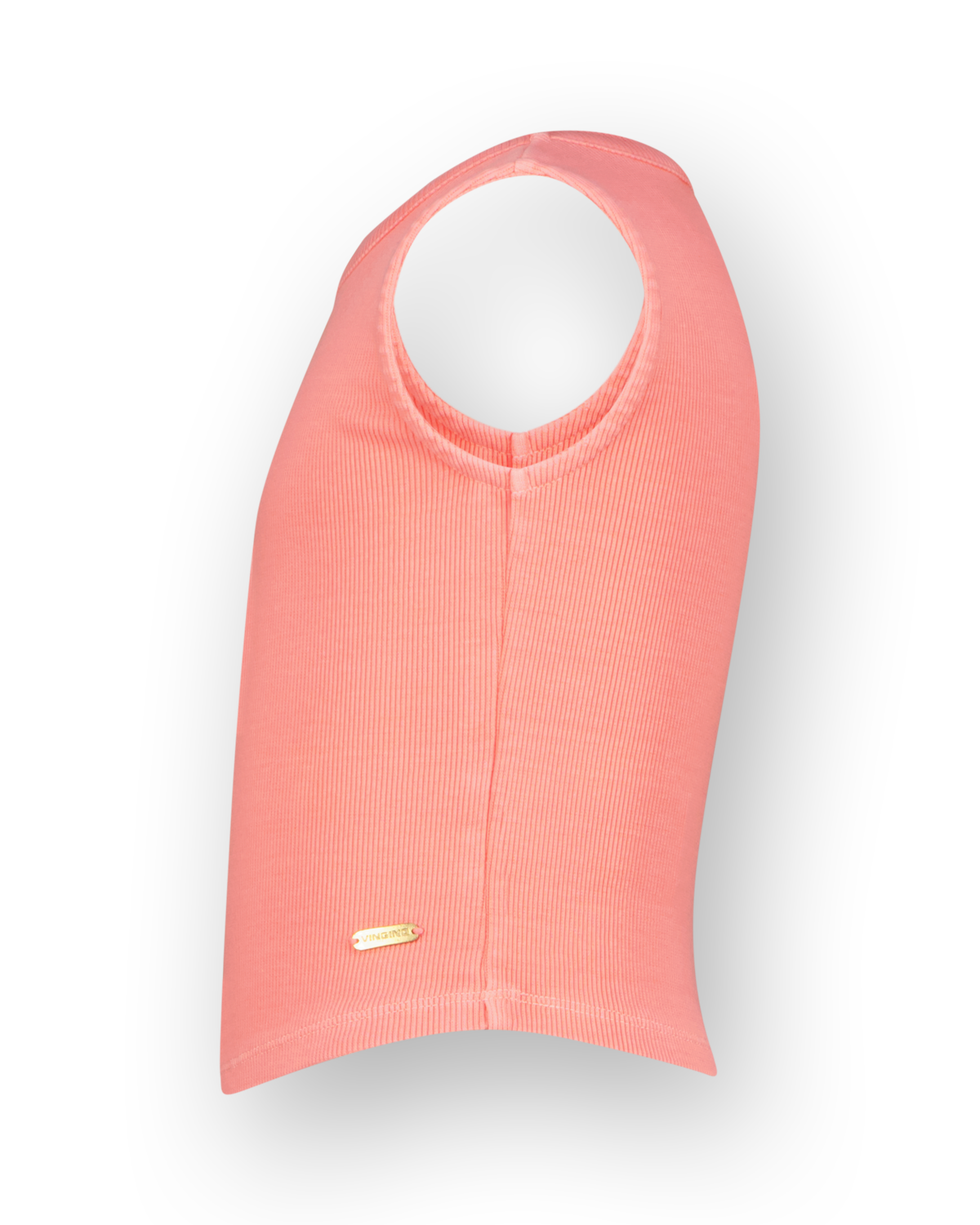 Top Basic-Crop Rib Top