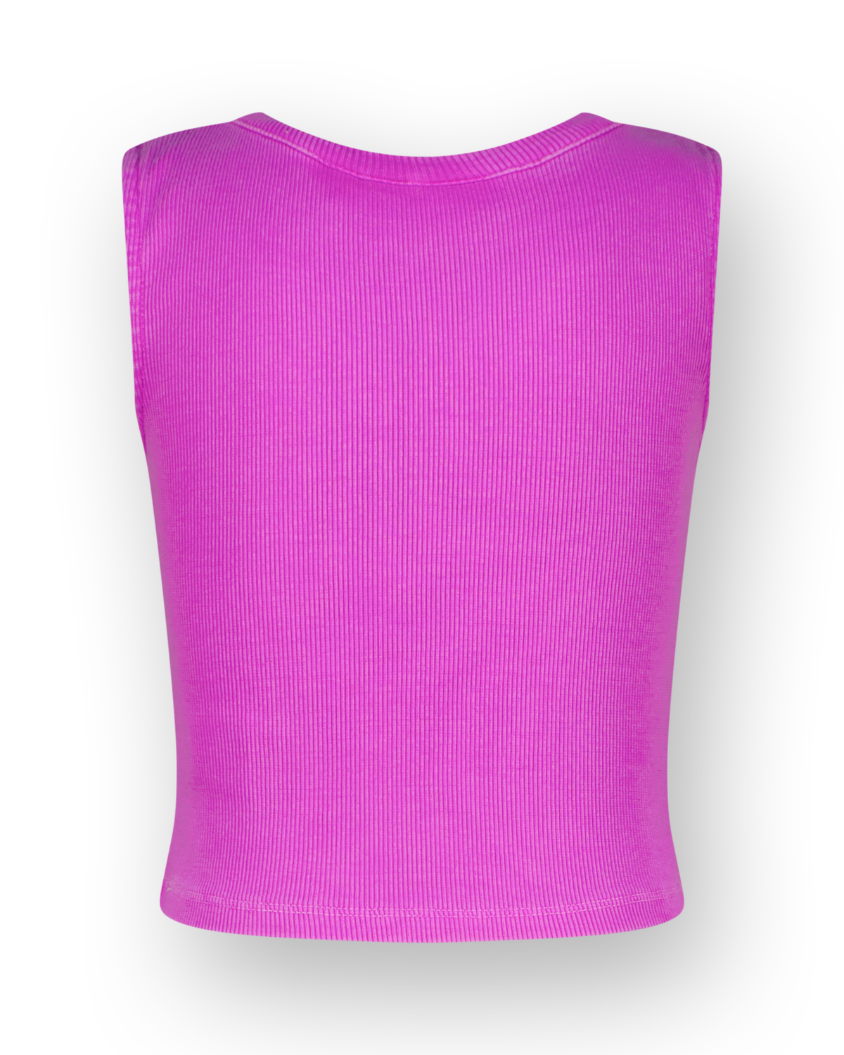 Top Basic-Crop Rib Top