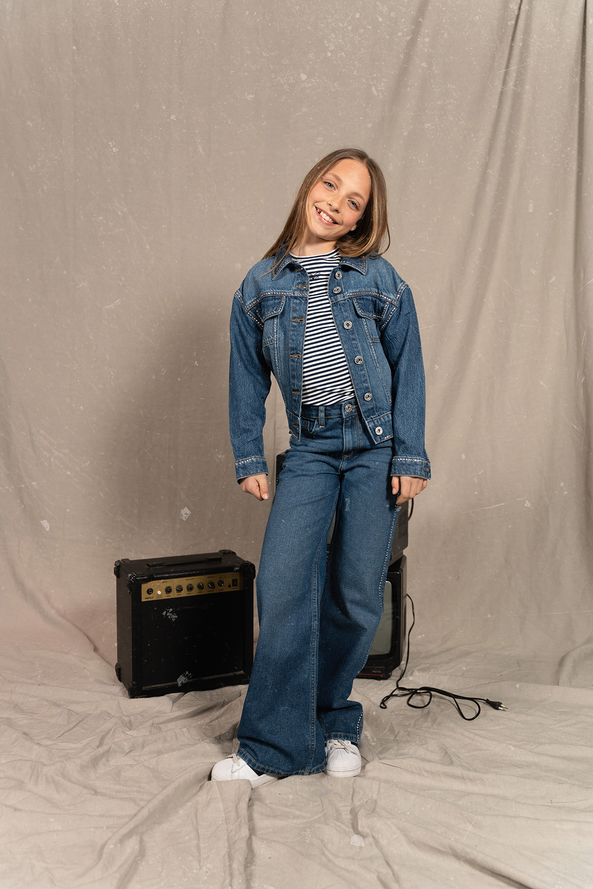 Spijkerjas Tori Stones