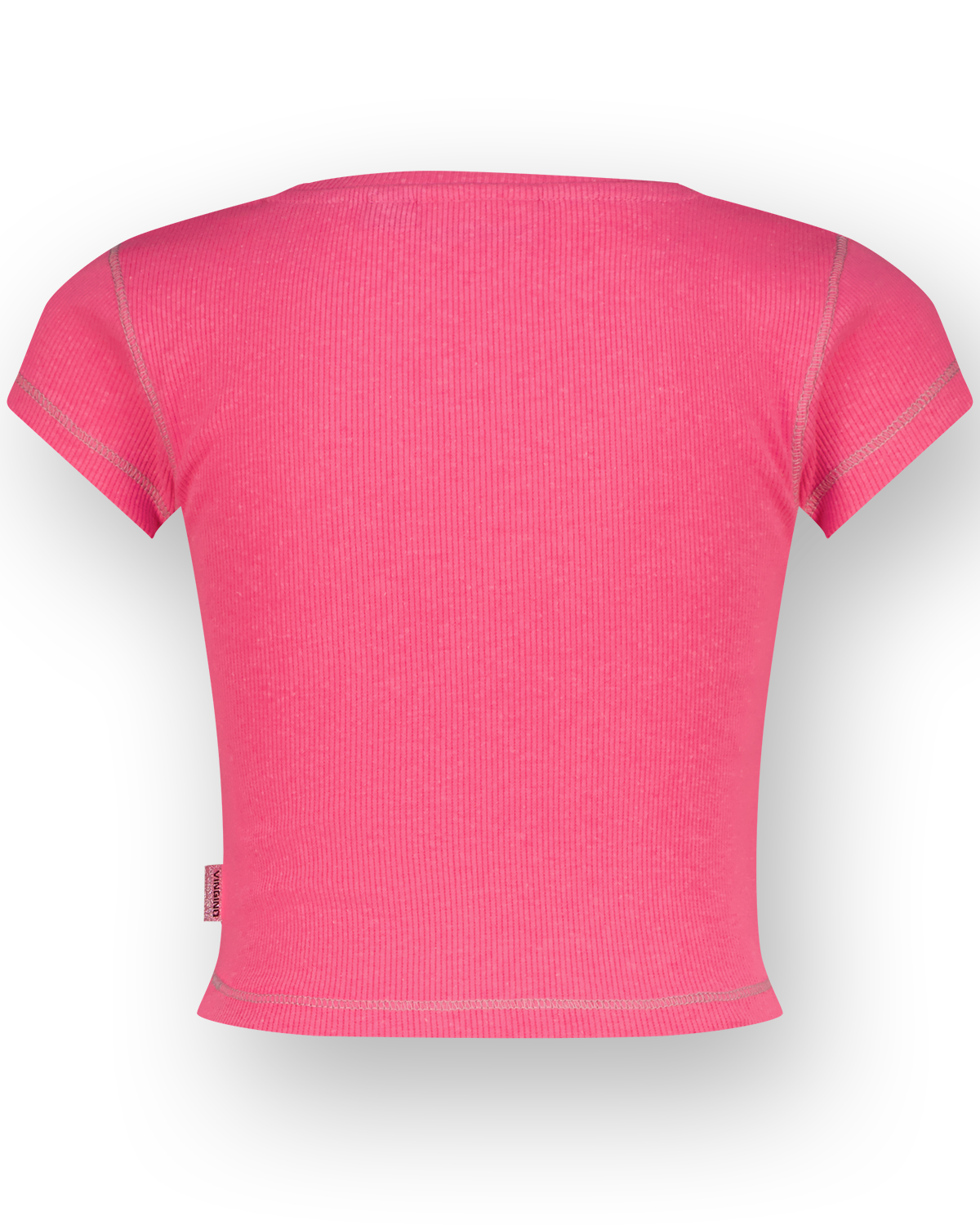 T-shirt Basic-Crop Rib Tee