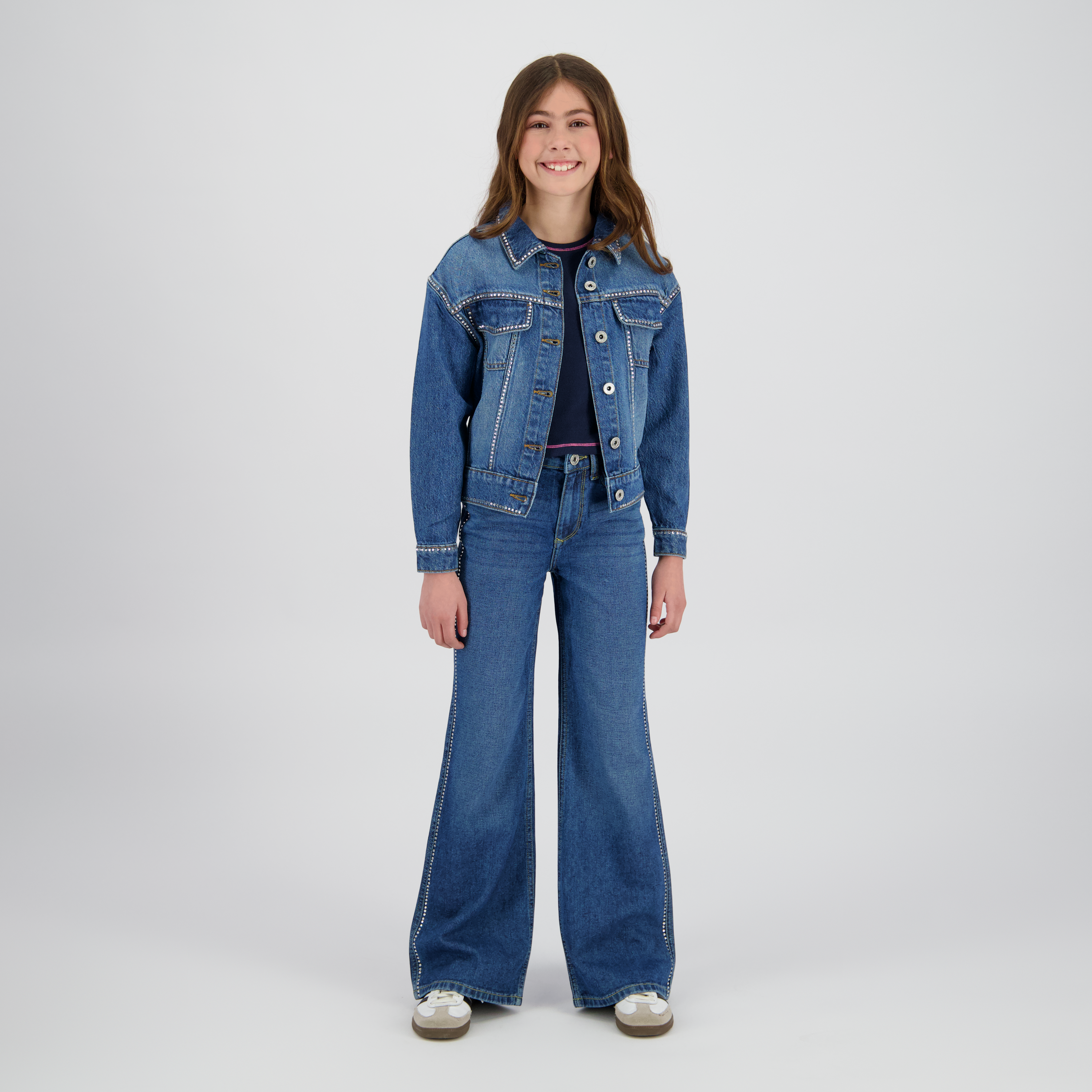 Wide Leg Flare Jeans Caroline Stones