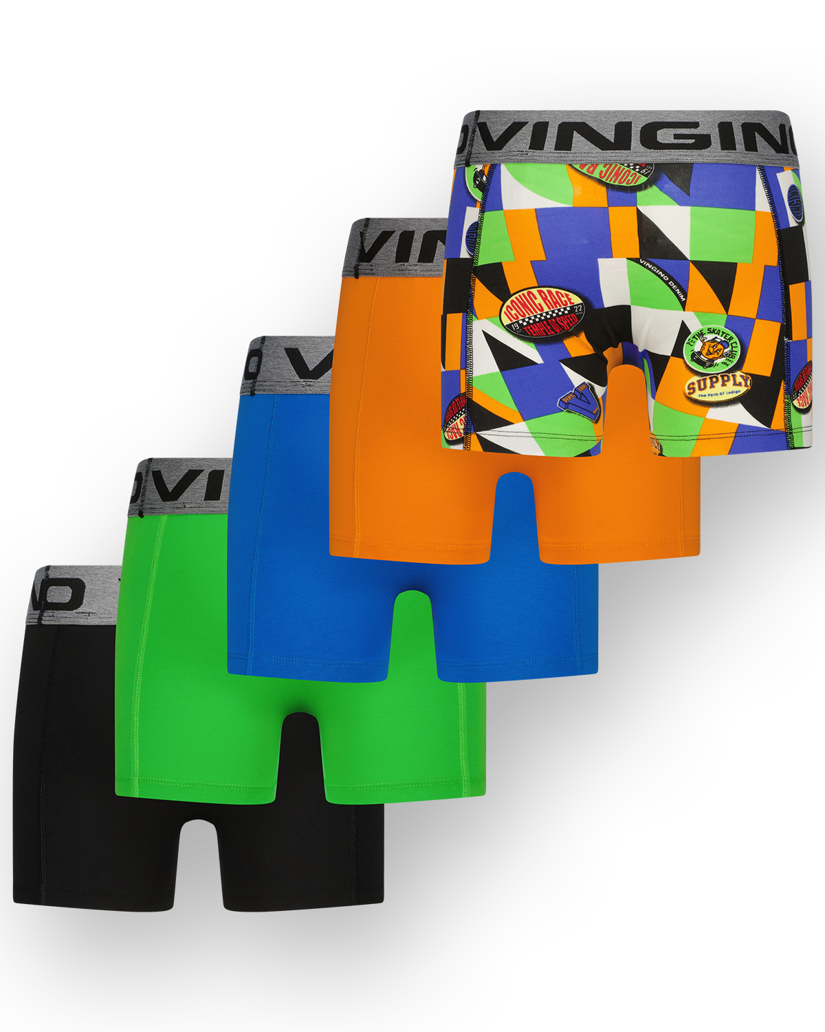 Boxer Graphic color 5-pack