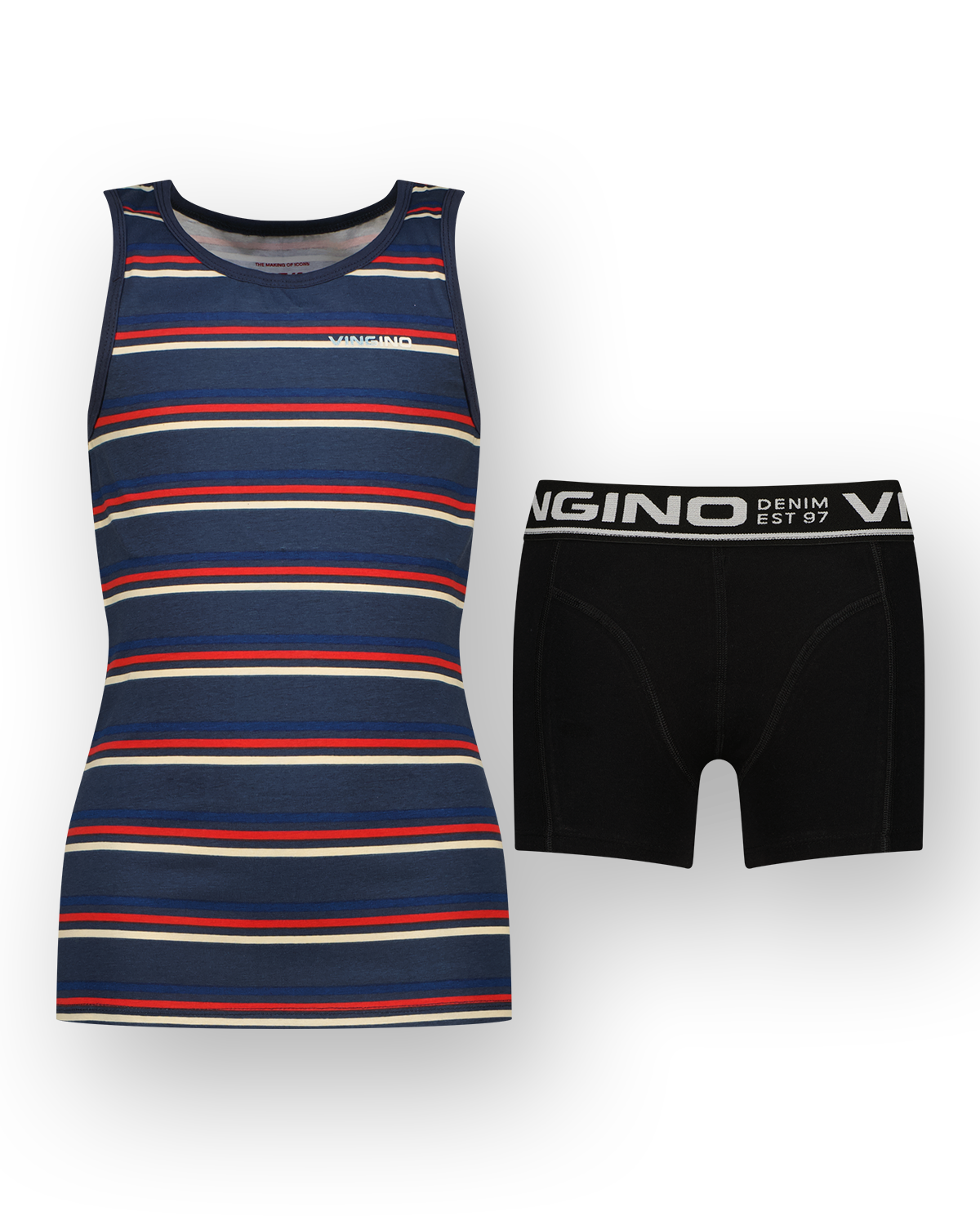 Underwear Set Striped Tank