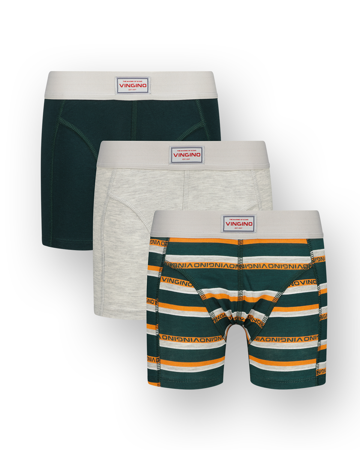 Boxer Stripe melee 3 pack
