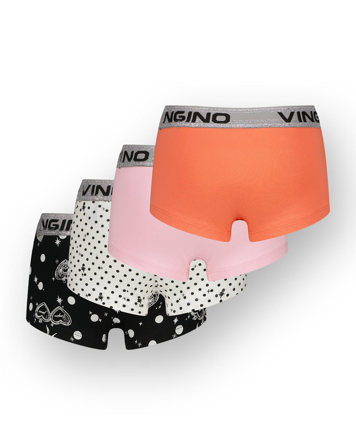 Hipster Dot charm 4 pack