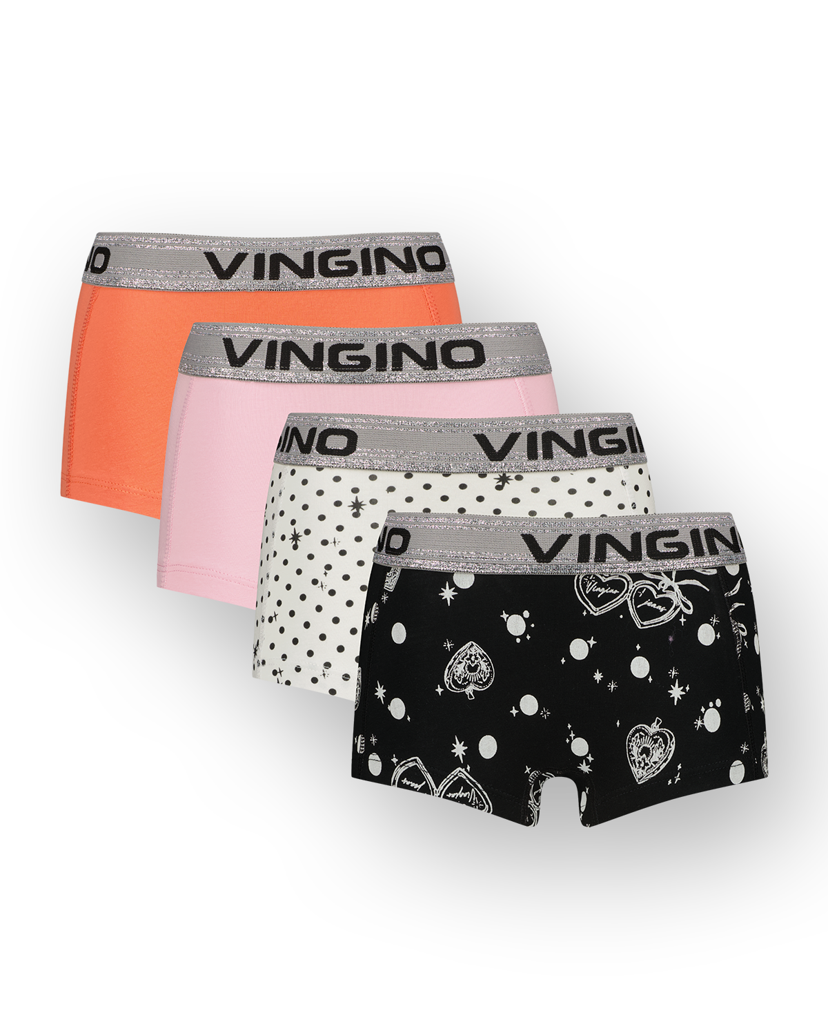 Hipster Dot charm 4 pack