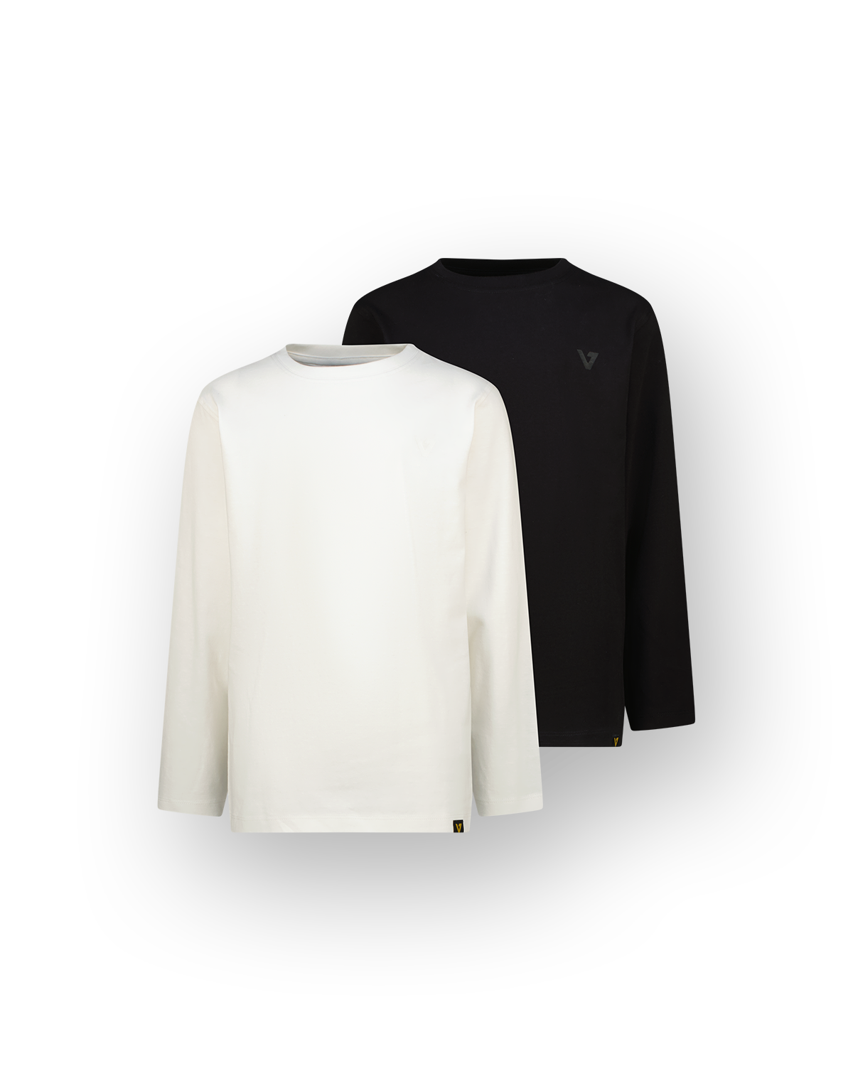 Jongens T-shirt Basic-LS-2pack