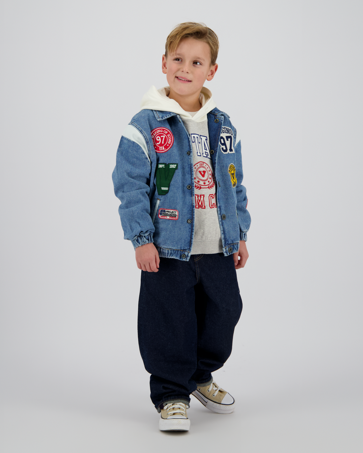 Boxy Jacket Figo badge