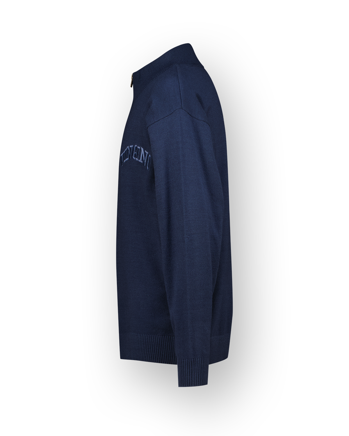 Flat knit Icon-halfzip