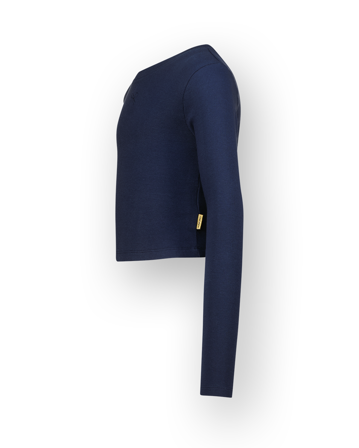 T-shirt Basic crop rib top