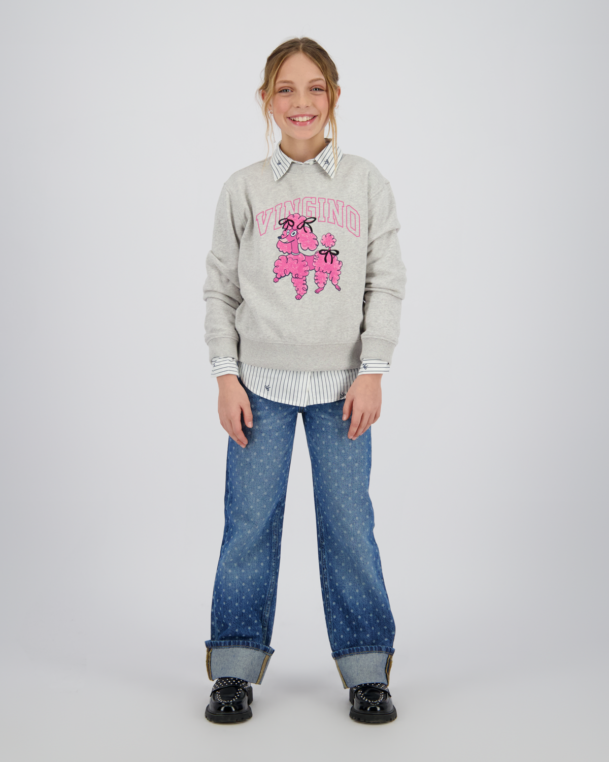 Wide leg Jeans Cato Dots