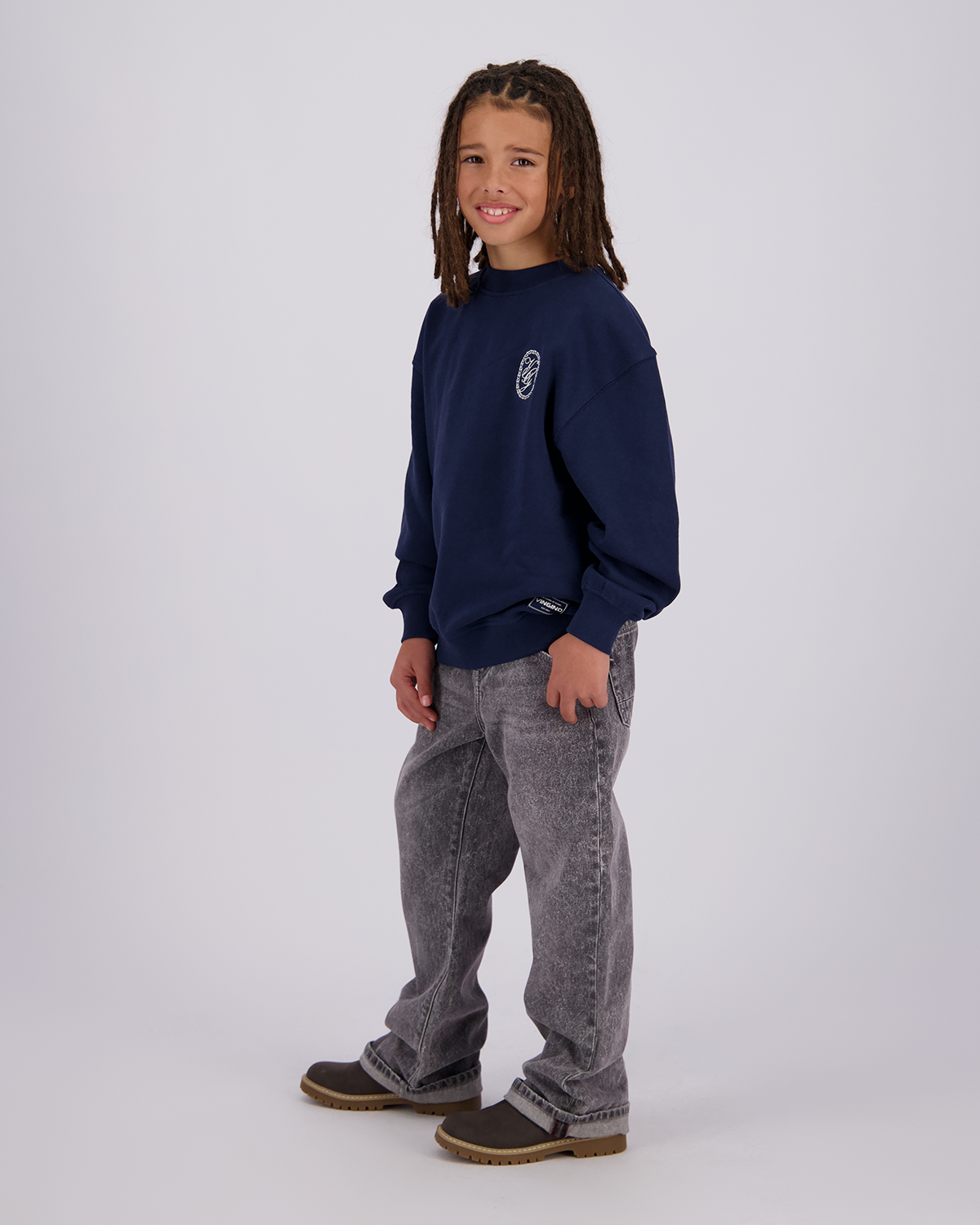 Jongens Oversized Sweater Icon-crew