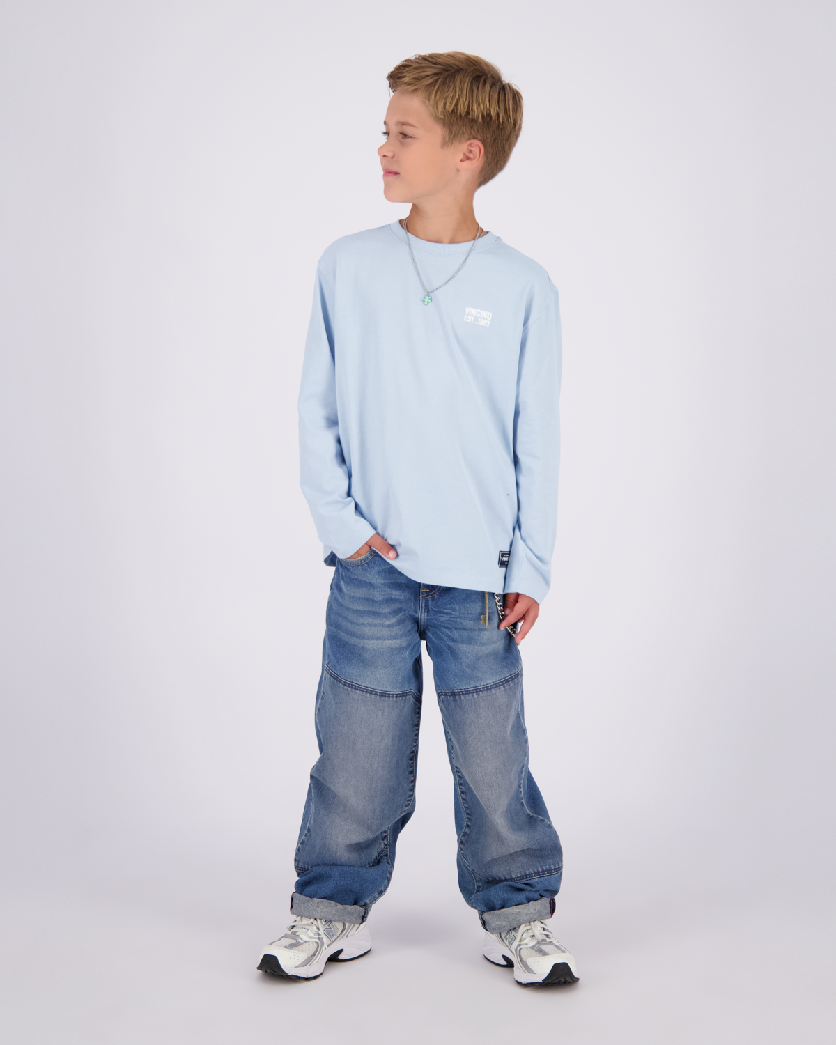 Jongens Oversized Sweater Icon-crew