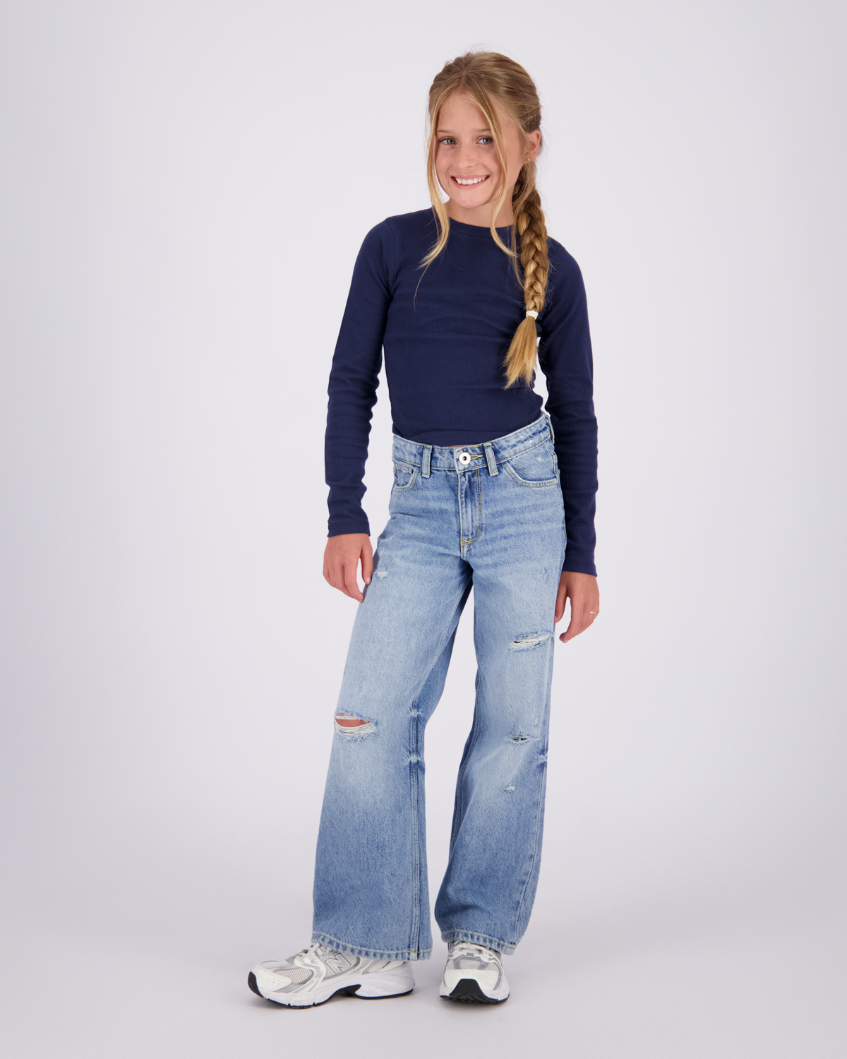 Girls T-shirt Icon rib longsleeve