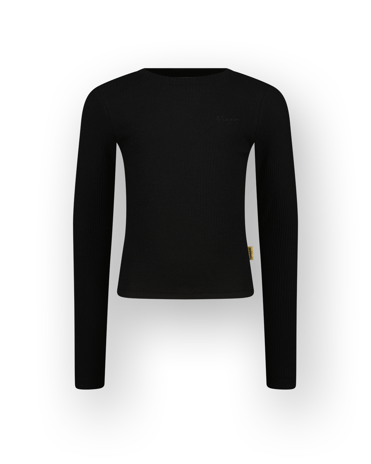 Meisjes T-shirt Icon rib longsleeve