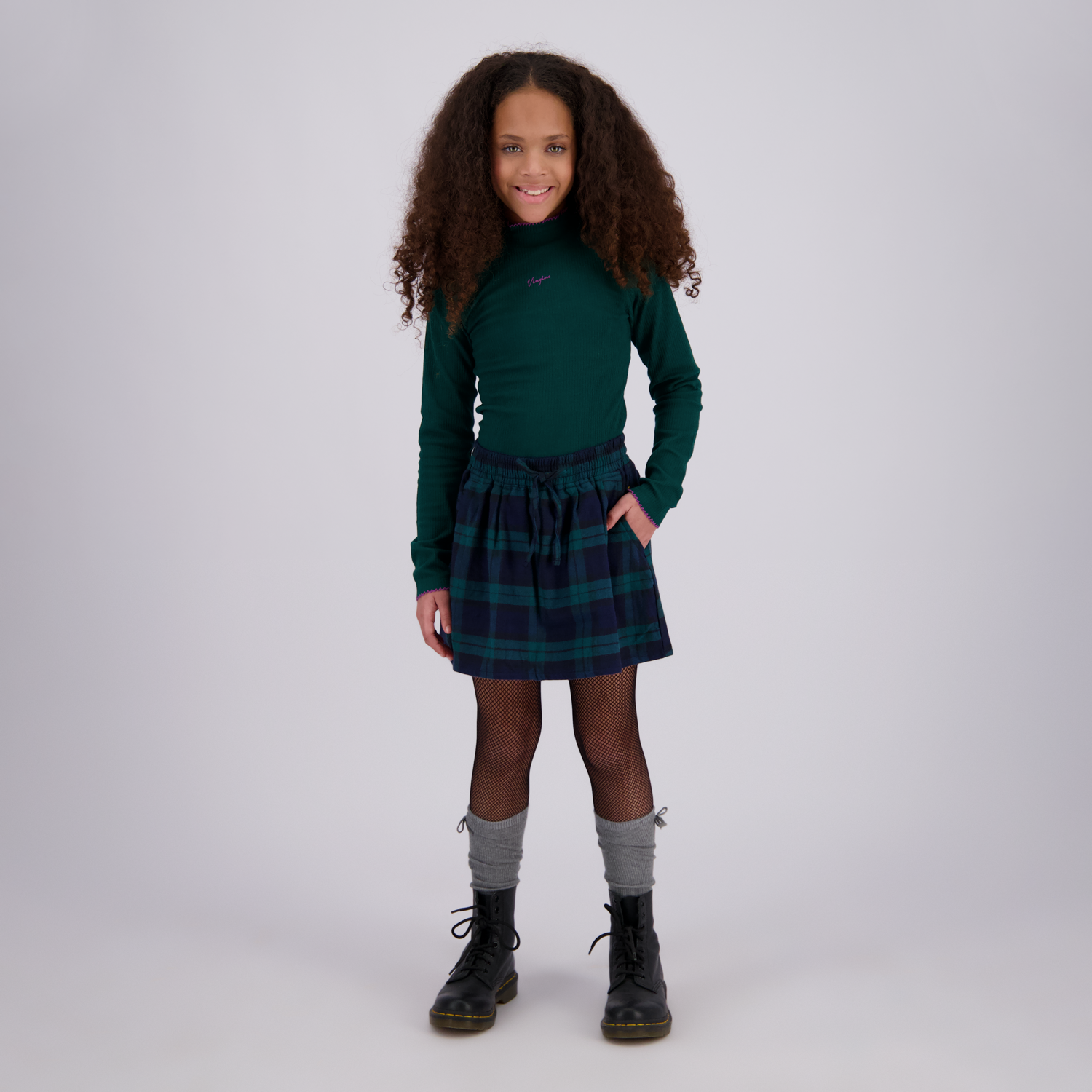 Meisjes T-shirt Icon rib top col
