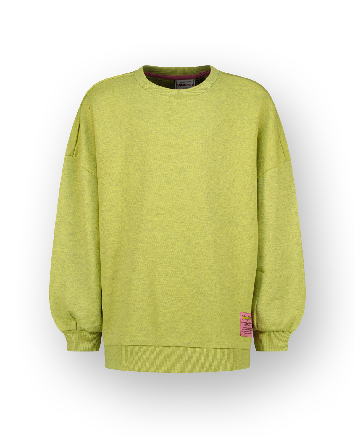 Meisjes Sweater Icon melange round neck