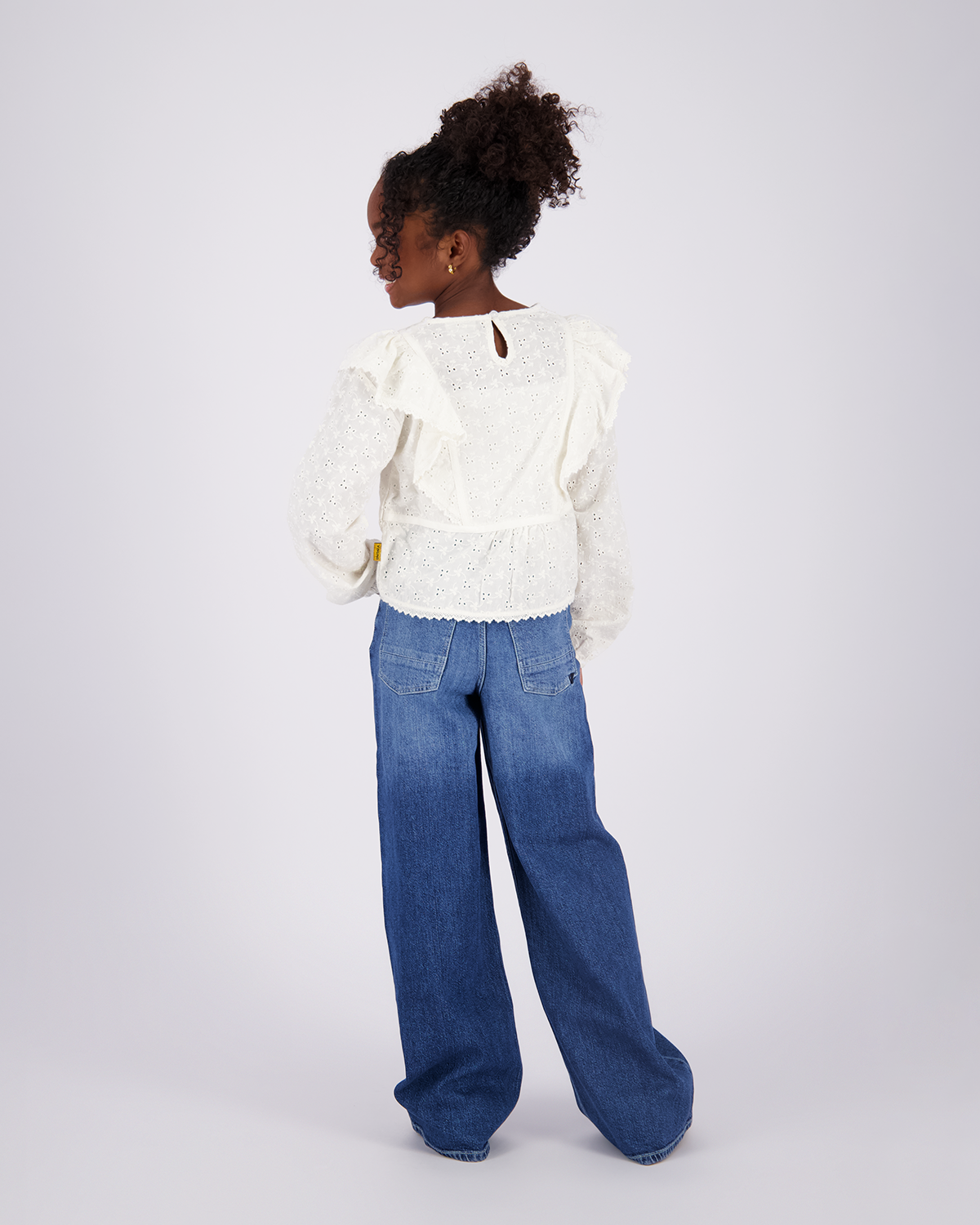 Girls Extra wide leg Jeans Cita Seam