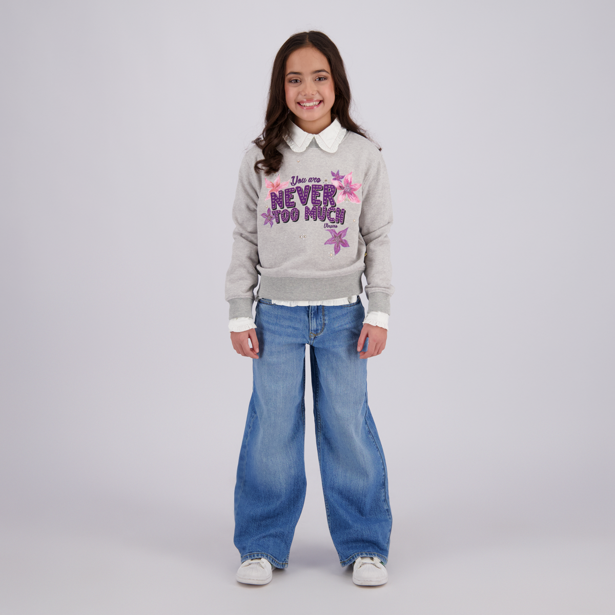 Girls Extra wide leg Jeans Cita