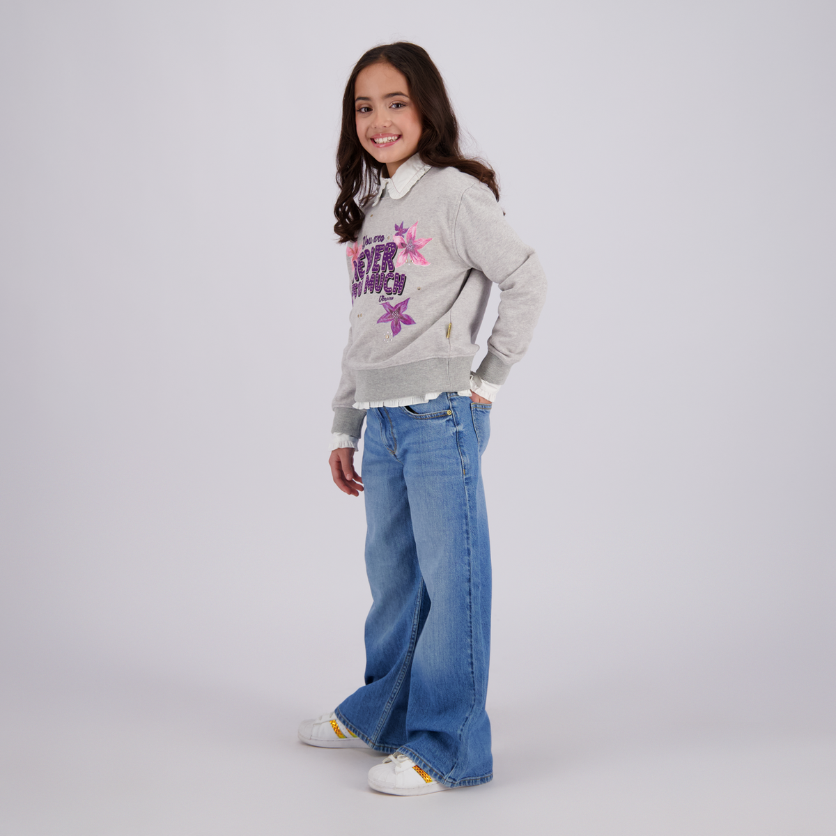 Girls Extra wide leg Jeans Cita