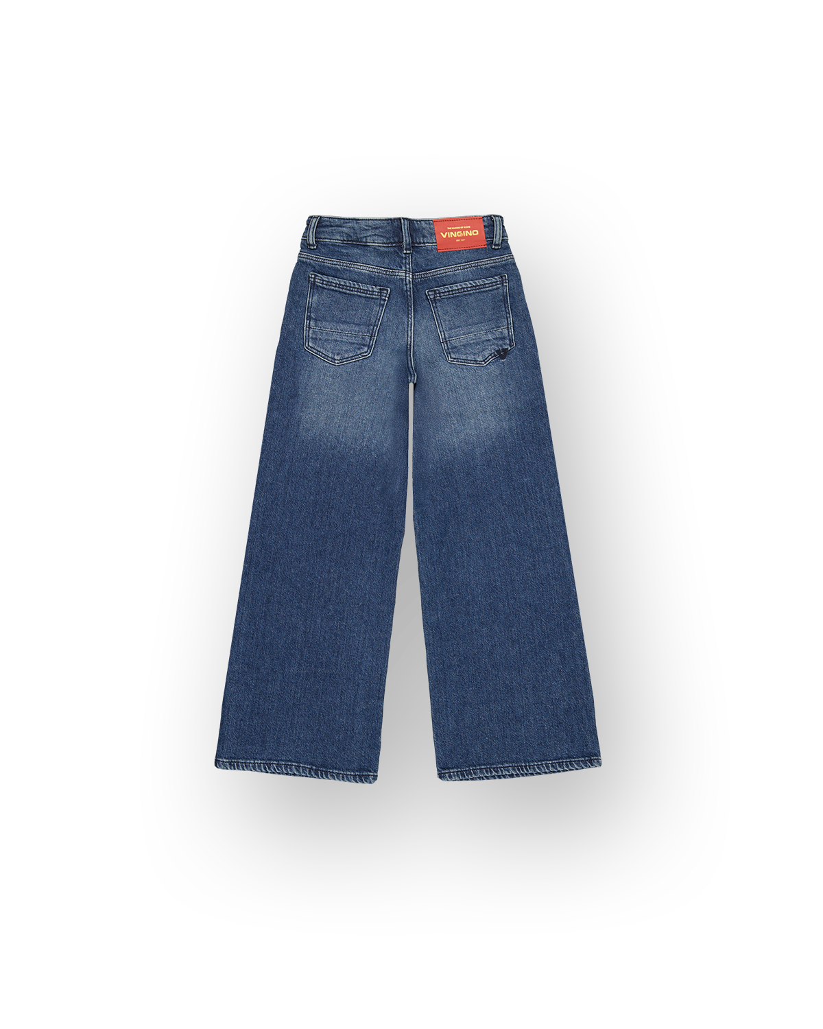 Meisjes Extra Wide Leg Jeans Cita Essential