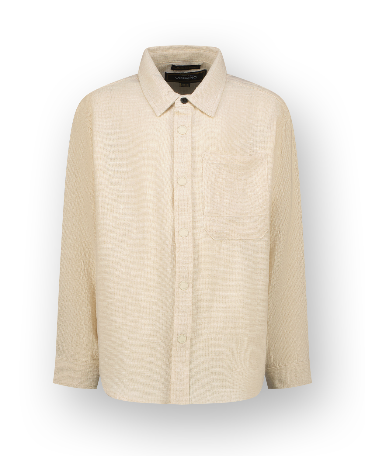 Vingino Jongens overhemd lange mouw beige 177498 Vingino Jongens overhemd lange mouw beige 177498