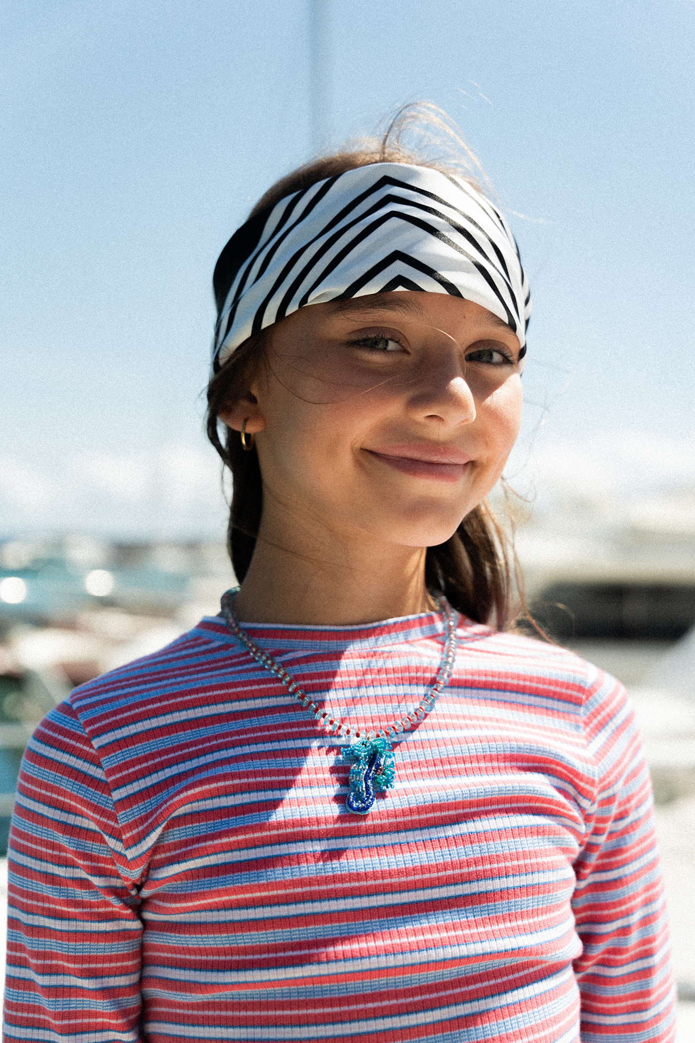 Meisjes T-shirt Basic stripe top