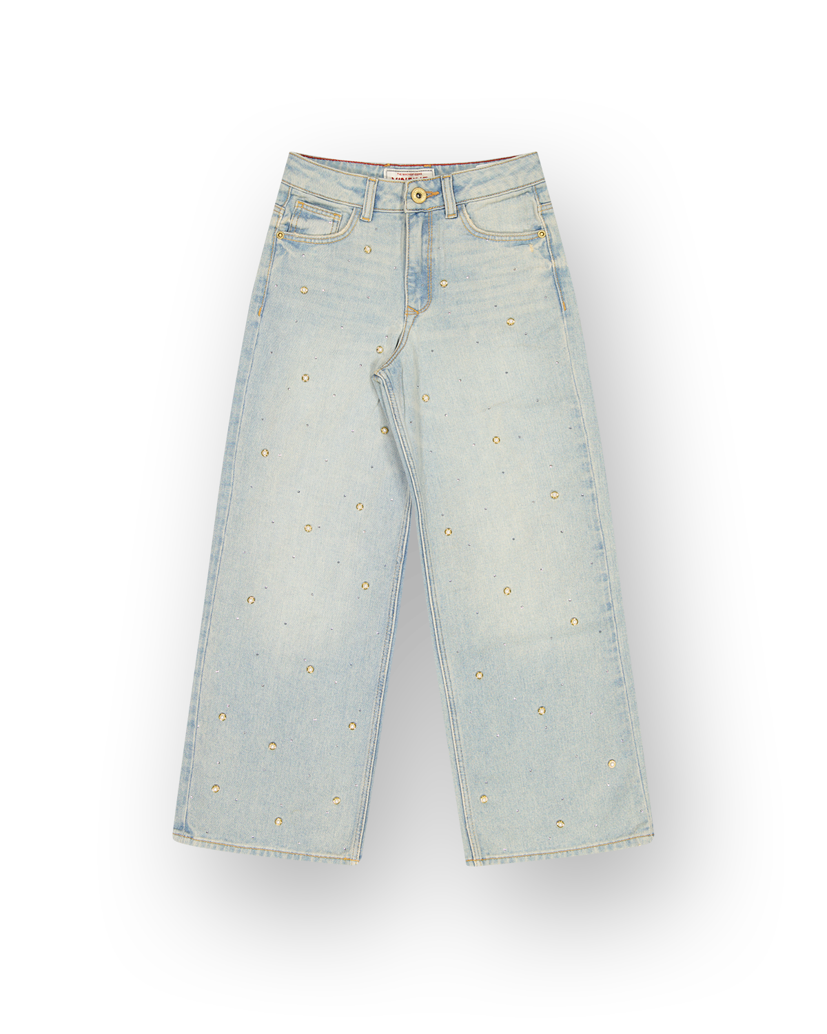 Meisjes Extra wide leg Jeans Cassie Pearl